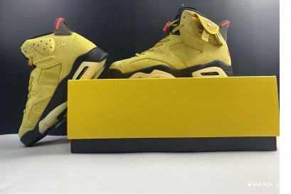 Travis - Scott Air “Yellow” x 6 Jordan 1104